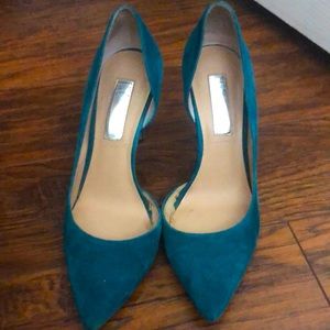 INC teal heels. Slightly worm. I got compliments when I wore them